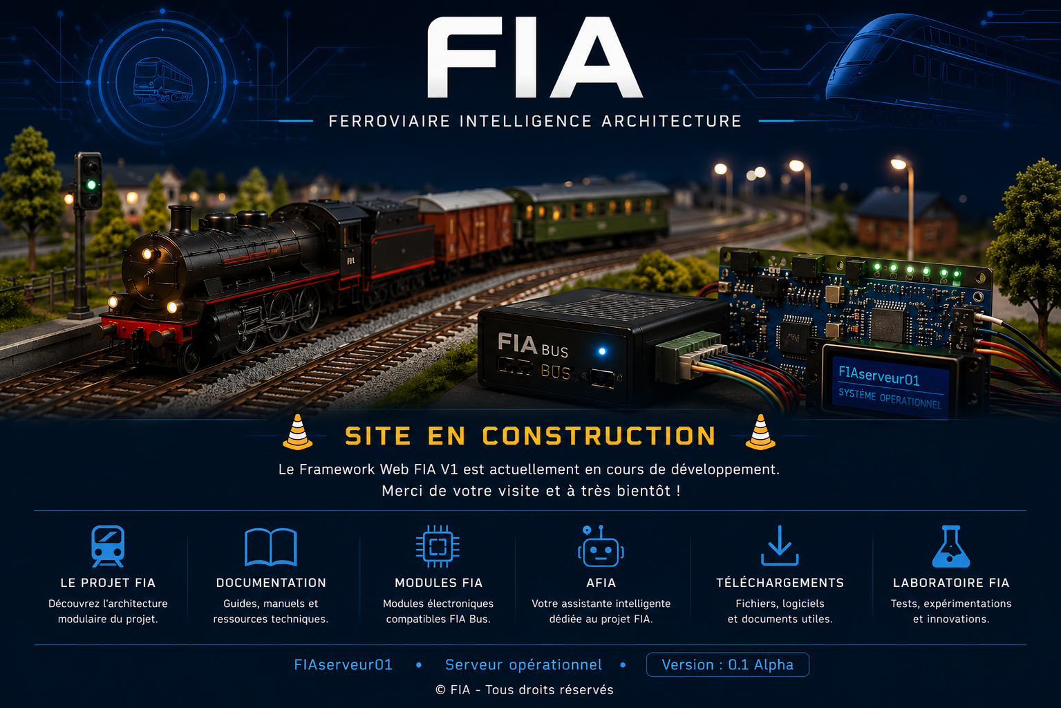 FIA - Site en construction